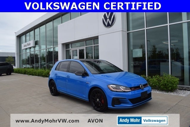 Certified 2021 Volkswagen Golf GTI SE with VIN 3VW6T7AU2MM007219 for sale in Avon, IN