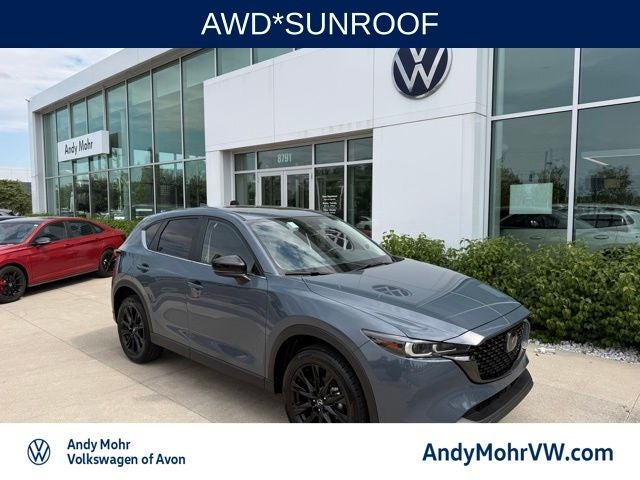 2025 Mazda Mazda CX-5 2.5 S Carbon Edition in Polymetal Gray Metallic — front three-quarter view