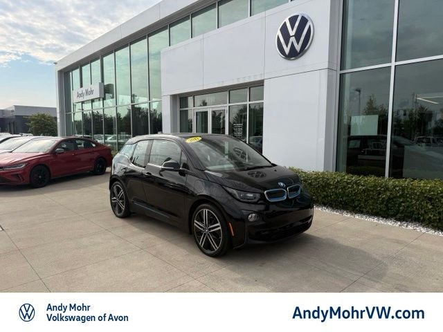 2017 BMW i3 94Ah w/Range Extender in Black — front three-quarter view
